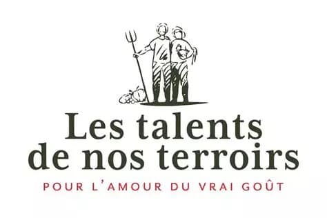logo les talents de nos terroirs - pour l'amour du vrai goût